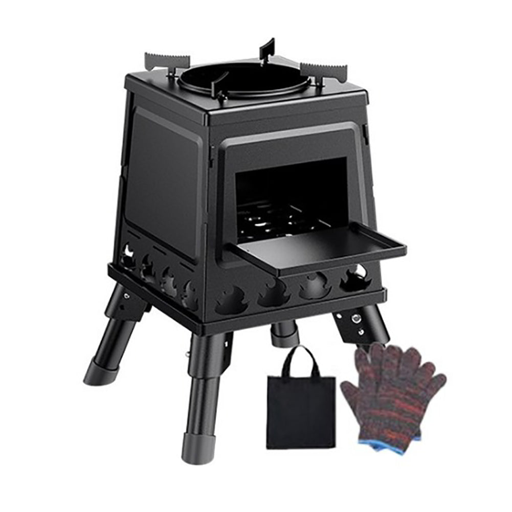 3-step Folding Portable Barbecue Charcoal Grill,  Barbecue Desk Tabletop Outdoor Stainless Steel Smoker BBQ for Outdoor Cooking Camping Picnics Beach