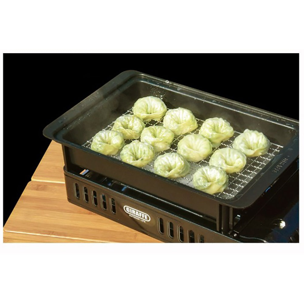 Giraffe 3 Way All in One Multi Gas Stove with storage bag black 20.4x12.2x9.2inch