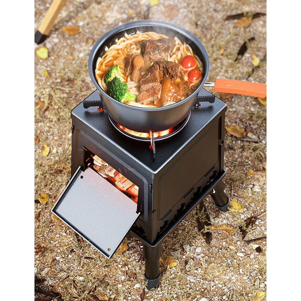 3-step Folding Portable Barbecue Charcoal Grill,  Barbecue Desk Tabletop Outdoor Stainless Steel Smoker BBQ for Outdoor Cooking Camping Picnics Beach