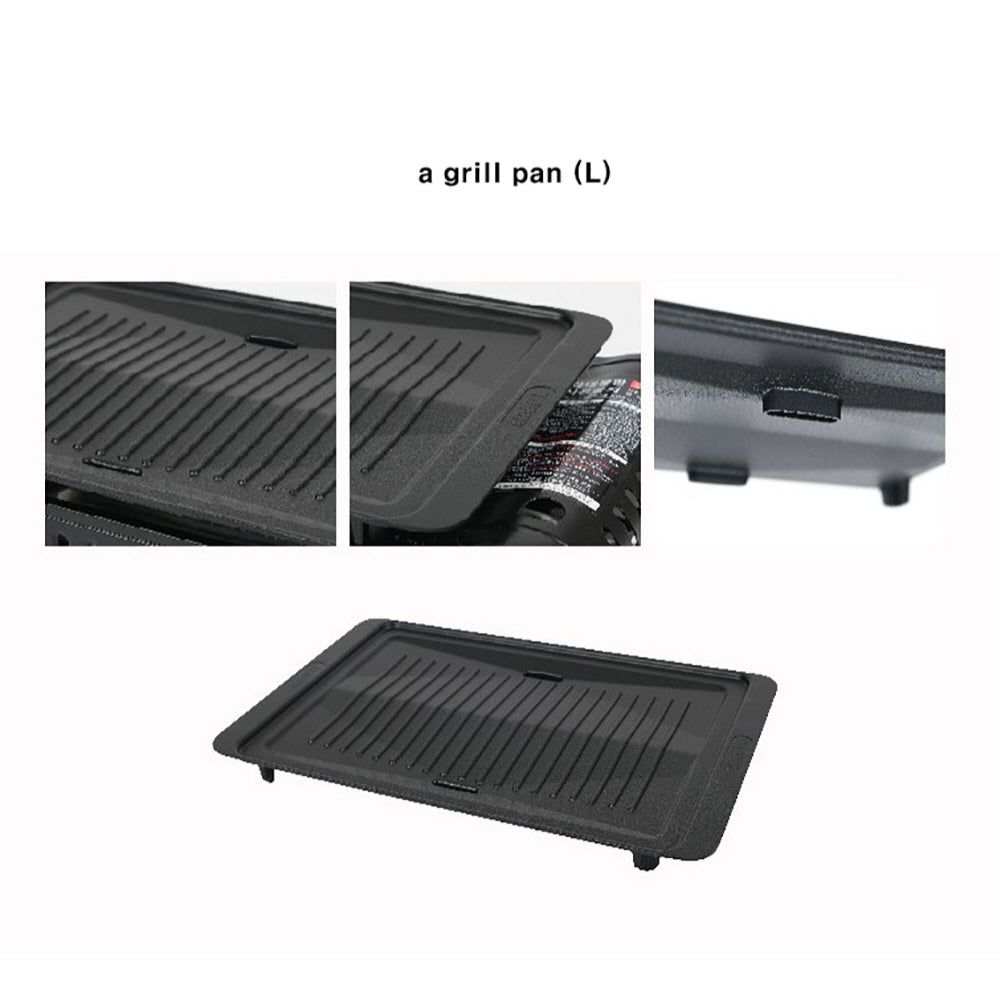 Giraffe 3 Way All in One Multi Gas Stove with storage bag black 20.4x12.2x9.2inch
