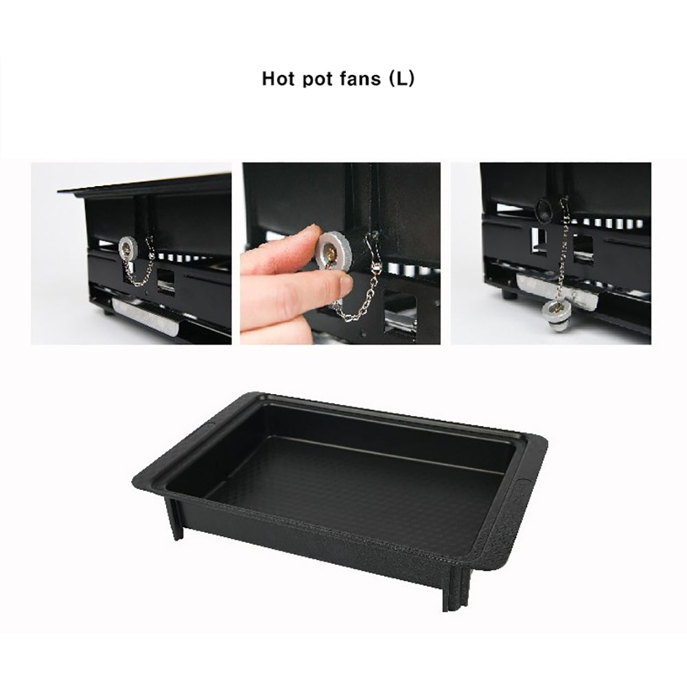 Giraffe 3 Way All in One Multi Gas Stove with storage bag black 20.4x12.2x9.2inch