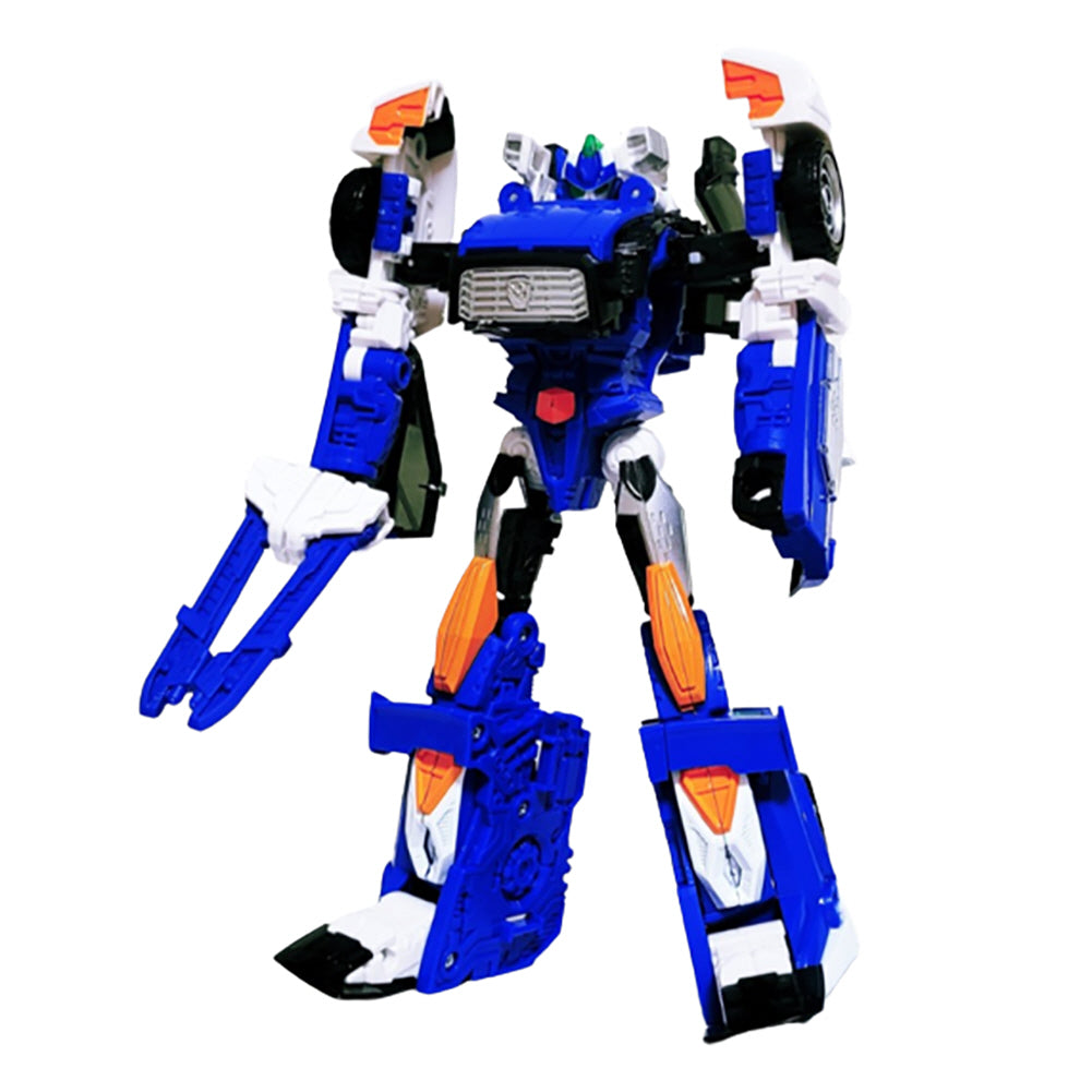 Hello Carbot Technomaster Robot Toy - A police car transforms into a robot 9.8 x 4.1 x 8.4 inch