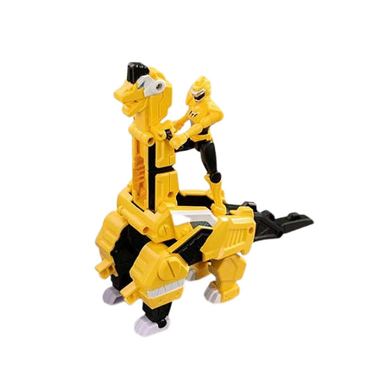 With Molly Miniforce Super Dinosaur Power Braka Trance Head Mode and Dino Mode 2-Step Transformation 7.2x2.9x7.6inch