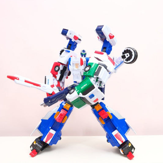 Hello Carbot Hypercops 4 in1 transforming robot 4 robots combined into one robot 21.8x14.9x4.7inch