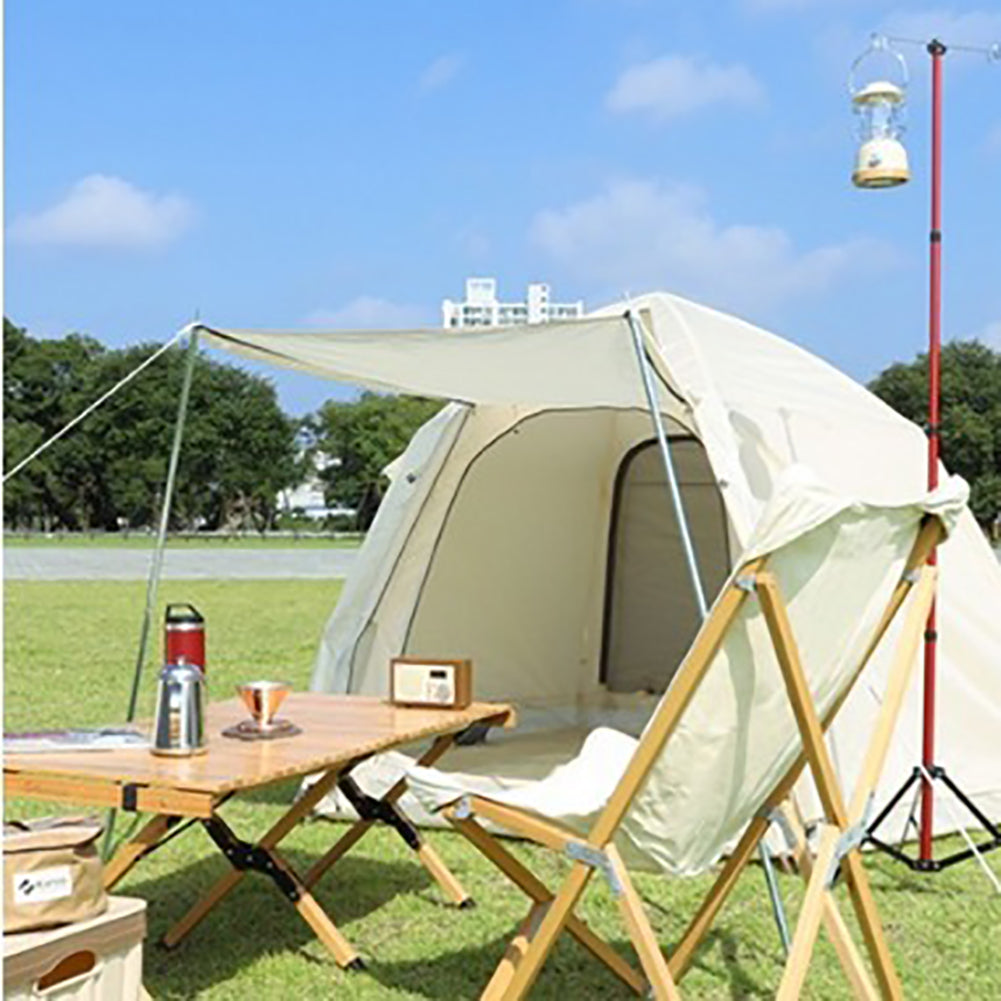 Carnic Hexagonal Dome One Touch Tent with Instant Setup in 5 Seconds for 5 People 102.4x102.4x59.1(inch) ivory