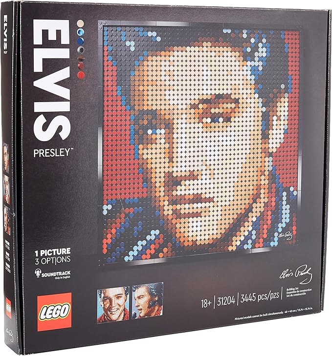 LEGO Art Elvis Presley The King 31204 Building Kit for Adults (3445 Pieces)