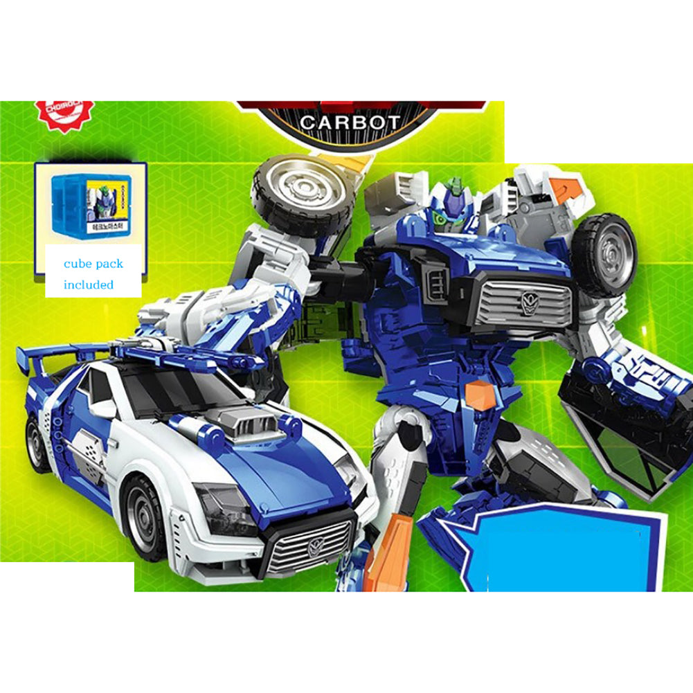 Hello Carbot Technomaster Robot Toy - A police car transforms into a robot 9.8 x 4.1 x 8.4 inch
