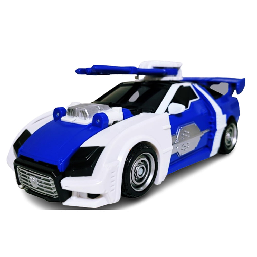 Hello Carbot Technomaster Robot Toy - A police car transforms into a robot 9.8 x 4.1 x 8.4 inch