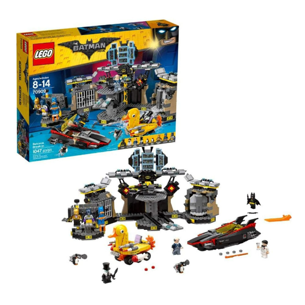 3-5 Day Ship, Rare Vintage Retired LEGO 70909 Collectible, LEGO The Batman Movie Batcave Break-in 70909 Superhero Toy