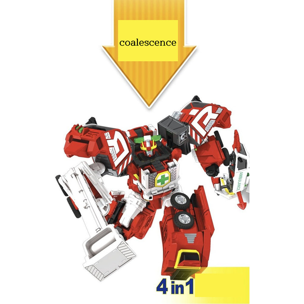 Hello Carbot Diar EX a ambulance and fire engine transform into one robot 21.2 x 14.1 x 4.1 inch
