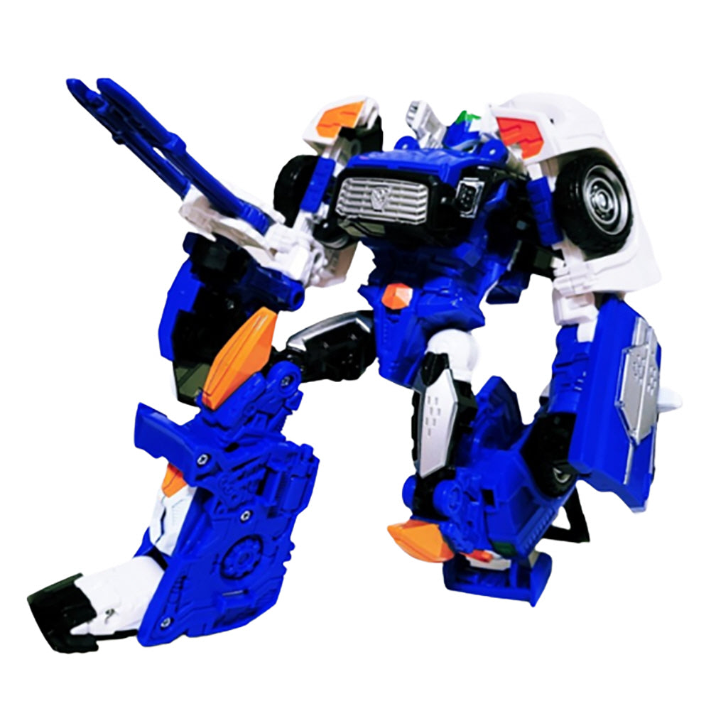Hello Carbot Technomaster Robot Toy - A police car transforms into a robot 9.8 x 4.1 x 8.4 inch