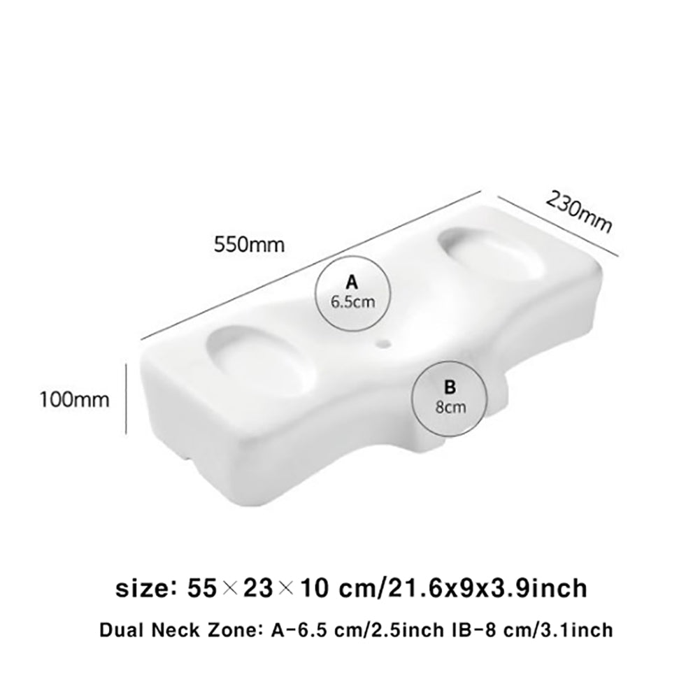 With Molly High Density Memory Foam Cervical Pillow