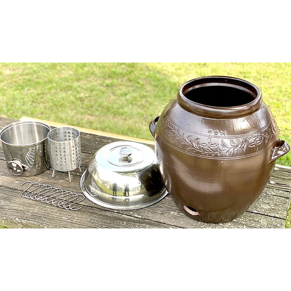 Jar Barbecue Grill Smoked Pork Belly Roast Smoked BBQ Camping grill 12.9x11.8inch