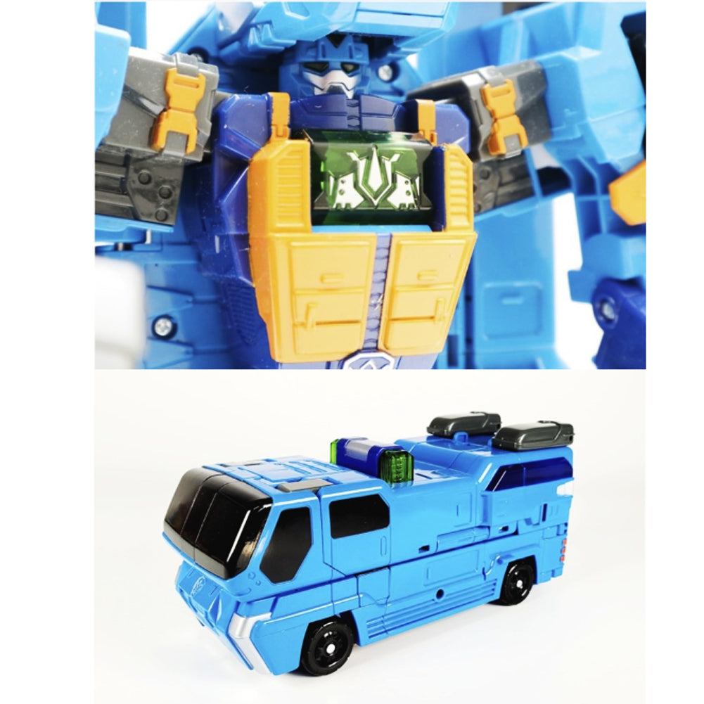 Hello Carbot Rockcan One camper transforms into a robot and an Aquarino( Rhinoceros) 10.2x15.3x3.5inch