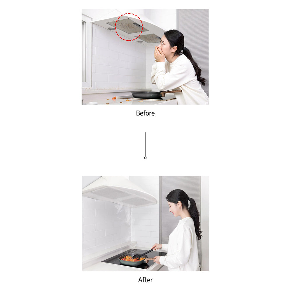 Easy hood cleaning management kichen Hood, Hood cover 3P, 2 years of use - 18.1x393.7inch