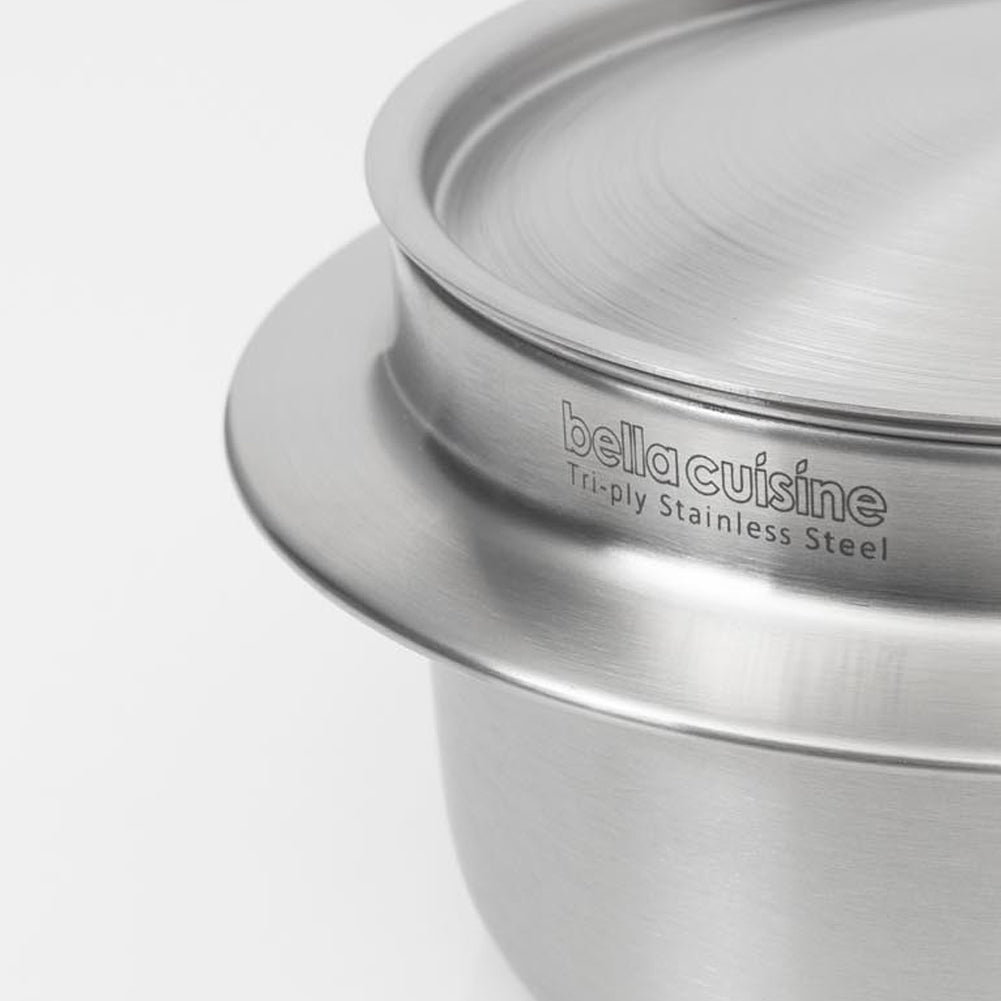 With Molly VRCIN 3-layer design ensures rapid and even heat distribution inside the pot  various heat sources 5.5 (diameter) x 3.2 (height) inches