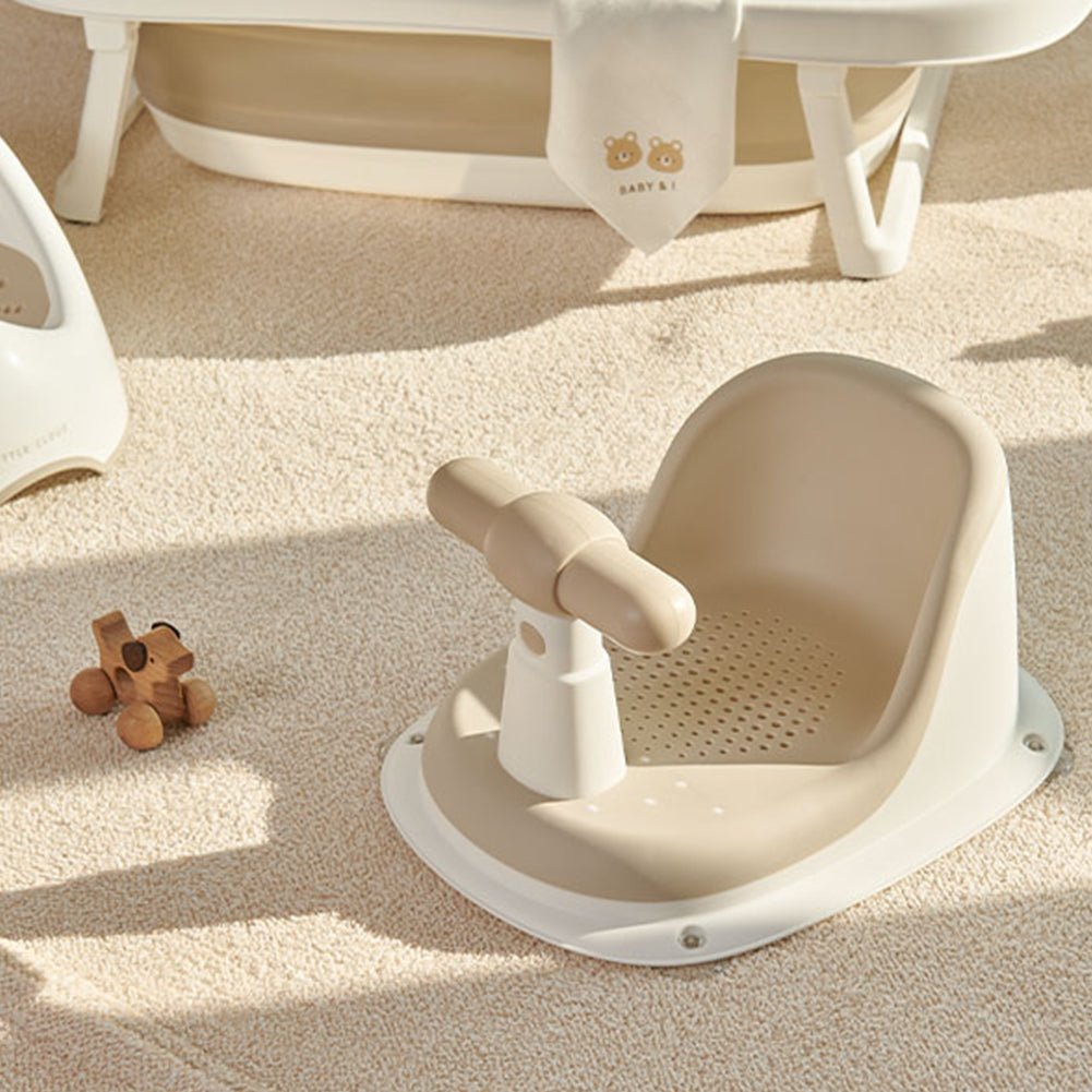 Baby Bath Fun Baby Bath Chair for 6-36 Months beige 1.8 x 15 x 8.3 inches