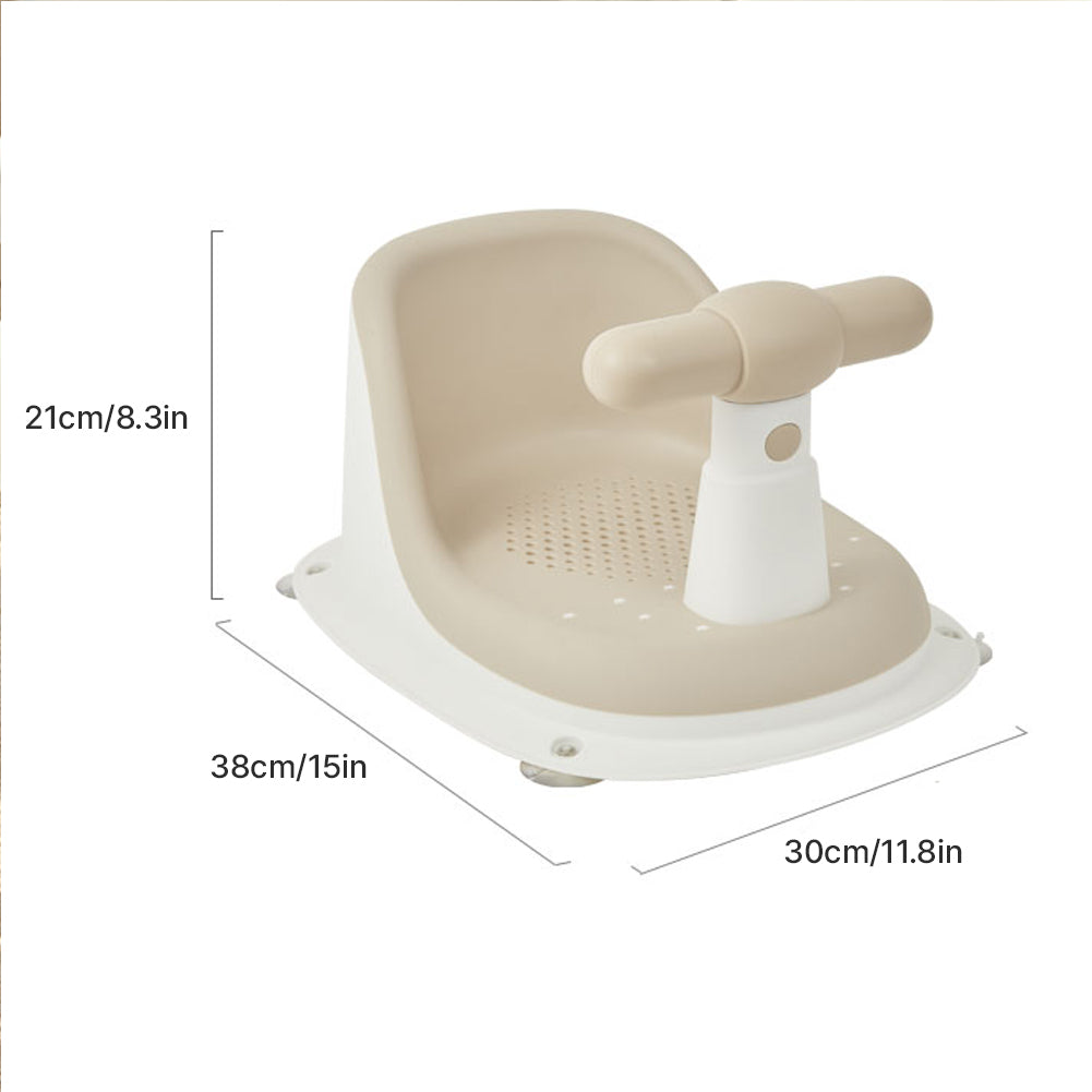 Baby Bath Fun Baby Bath Chair for 6-36 Months beige 1.8 x 15 x 8.3 inches