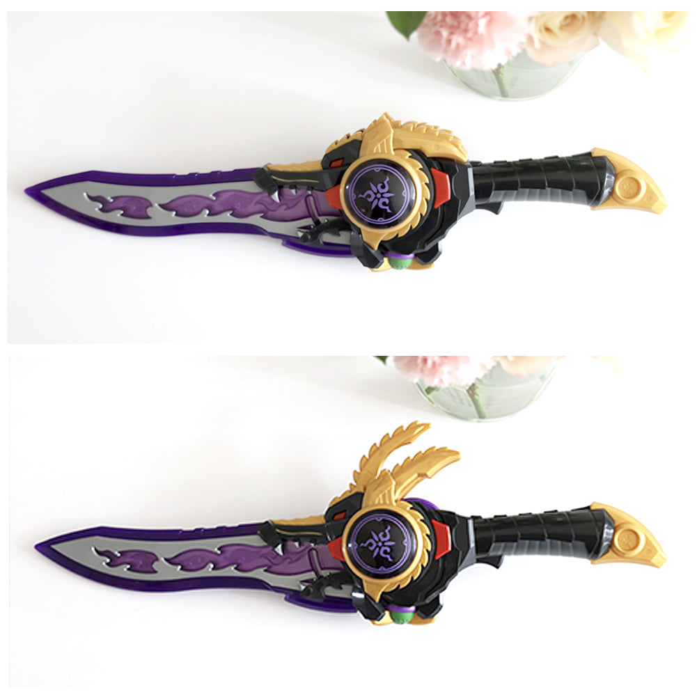 With Molly SHINBI Apartment Season 5 Ghost Ball Zero Black Dragon Blade Sword Toy for Kids