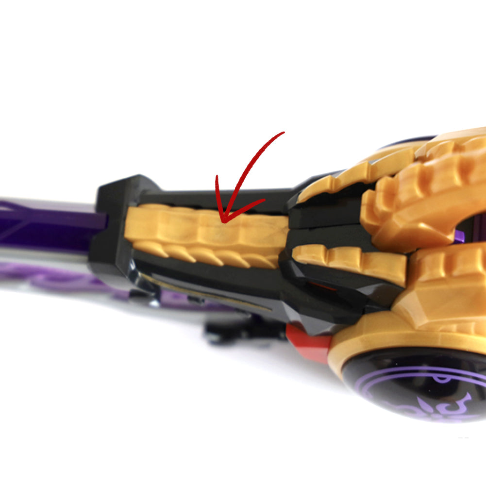 With Molly SHINBI Apartment Season 5 Ghost Ball Zero Black Dragon Blade Sword Toy for Kids