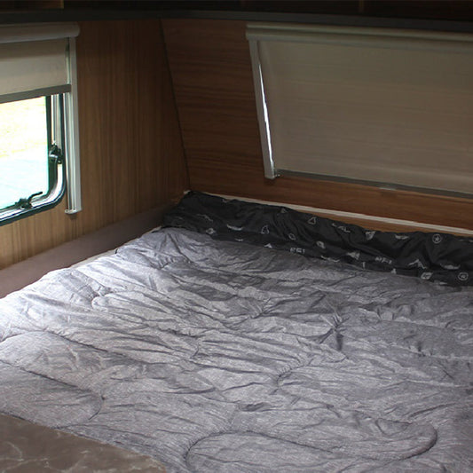 With Molly Roda Sleeping Bag Lightweight with  storage bag Available for 2 people or 1 person for Hiking Backpacking Camping Traveling Gray