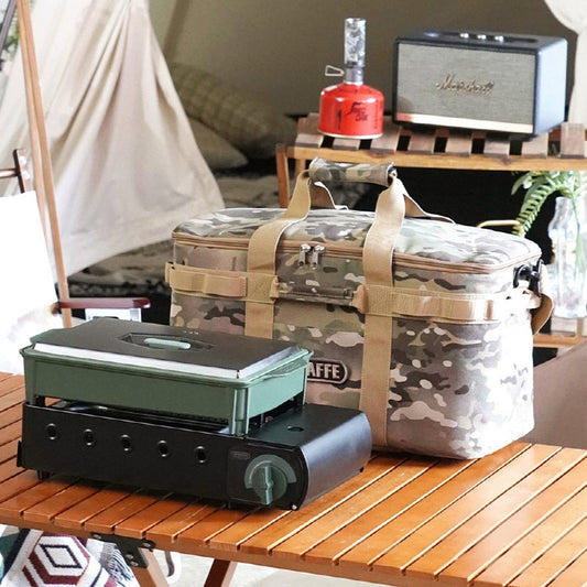 Giraffe 3 Way All in One Multi Gas Stove with storage bag signature wild black M 17.6x10.2x12.5inch