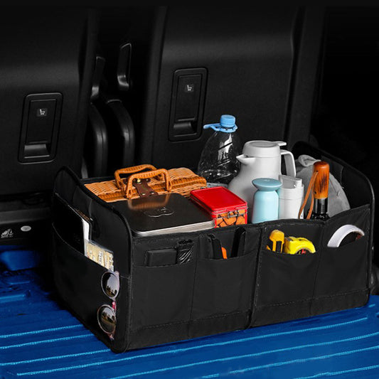 With Molly KIE Car Trunk Organizer, Foldable Organizer for Car (Expanded) 23.6(W)x14.6(D)x12(H) inches