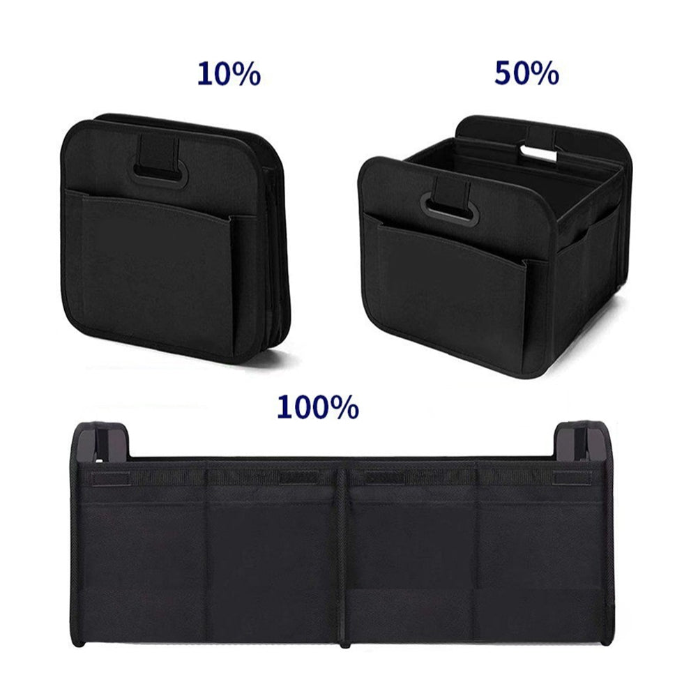 With Molly KIE Car Trunk Organizer, Foldable Organizer for Car (Expanded) 23.6(W)x14.6(D)x12(H) inches