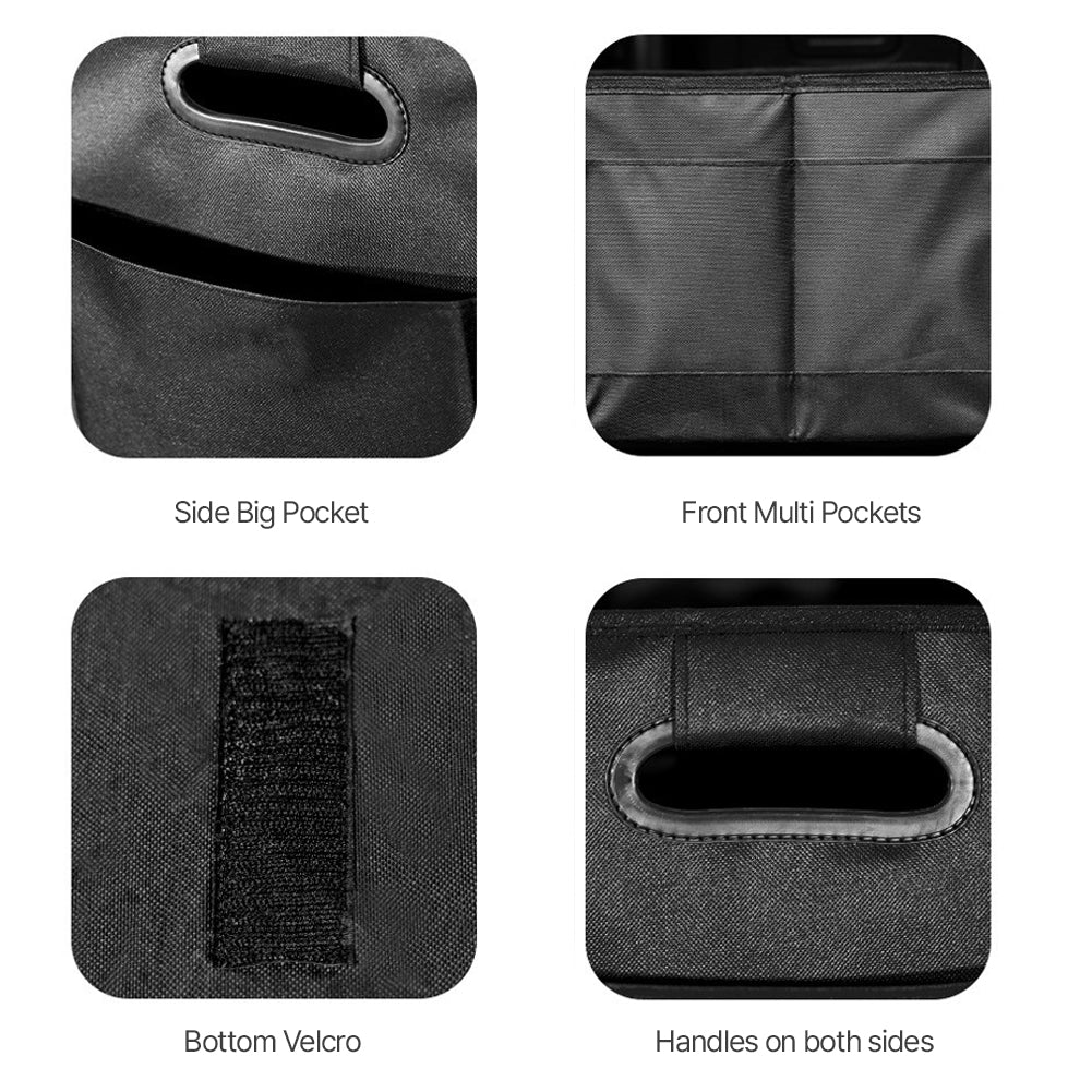 With Molly KIE Car Trunk Organizer, Foldable Organizer for Car (Expanded) 23.6(W)x14.6(D)x12(H) inches