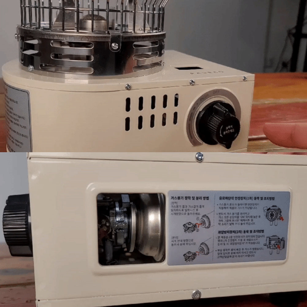 Paseco Camping Stove Gas Butane Portable Mini Burner Backpacking and Camping Stove System Outdoor Propane Camp Cooking Gear deal for Hiking, Trekking, Fishing, Hunting Trips and Emergency Use