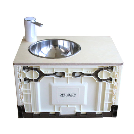 With Molly OFS128 Portable camping sink Camp With car outdoor storage iovry 20.6x14.7x12.6inch