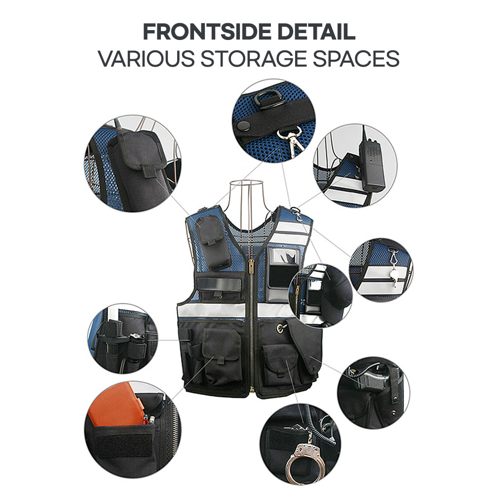 DP-102X Multi-purpose vest made of light, thin and strong fabric Navy