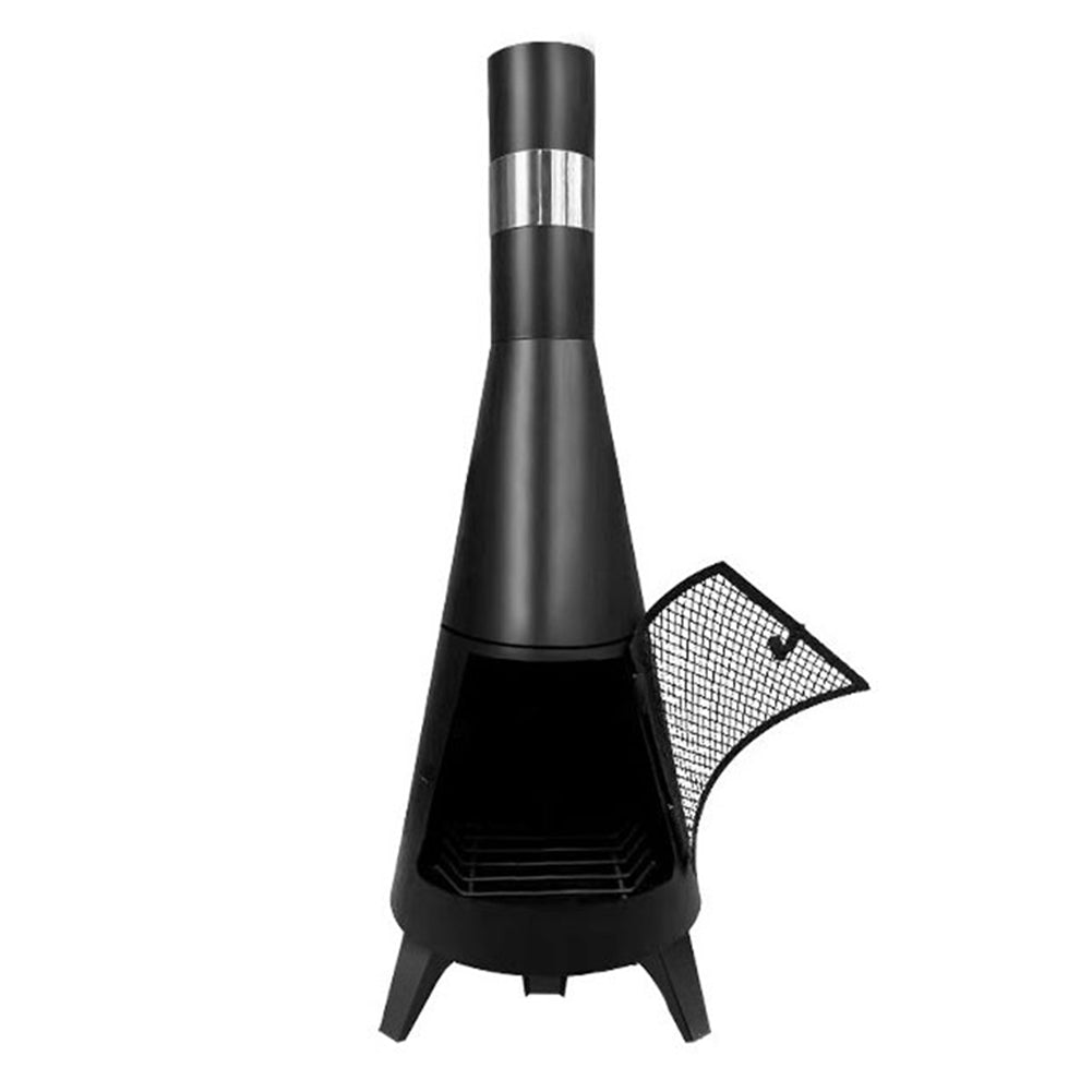 With Molly 231 outdoor camping fireplace type Wood Burning Camp Stove black ⌀19.7x63inch 32lbs