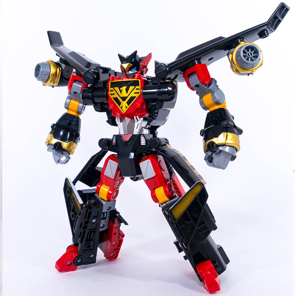 Metal Card Bot Fleta Z Two Transformation Robot Vehicle Modes  7.8(W) x 4(D) x 8.3(H) inch