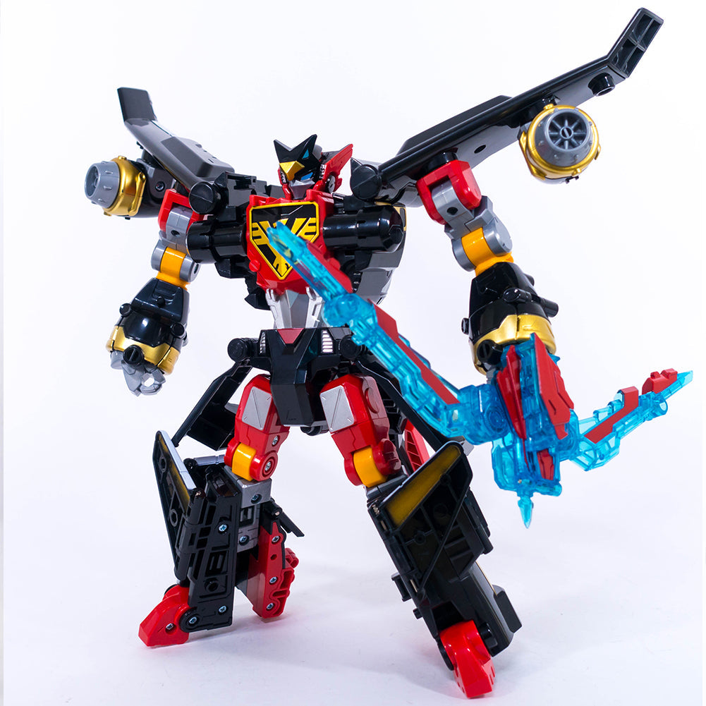 Metal Card Bot Fleta Z Two Transformation Robot Vehicle Modes  7.8(W) x 4(D) x 8.3(H) inch