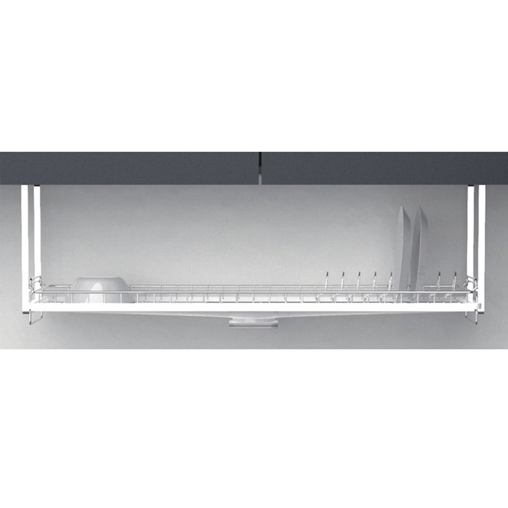 With Molly Hanssem New Dish Organizer STS304 Attachable Premium Dish Drying Rack Wire Shelf Liner Dish Holder 35.5(W)x10.6(D)x12(H)inch