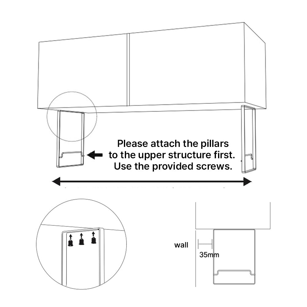 With Molly Hanssem New Dish Organizer STS304 Attachable Premium Dish Drying Rack Wire Shelf Liner Dish Holder 35.5(W)x10.6(D)x12(H)inch