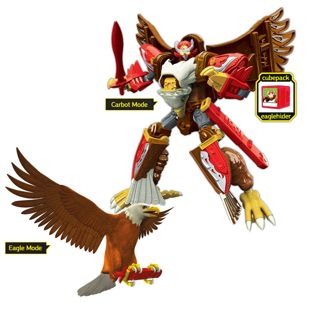 With Molly Hello Carbot Eagle Hider Eagle turns into a robot 11(W)x13.4(H)x3.5(D)inch