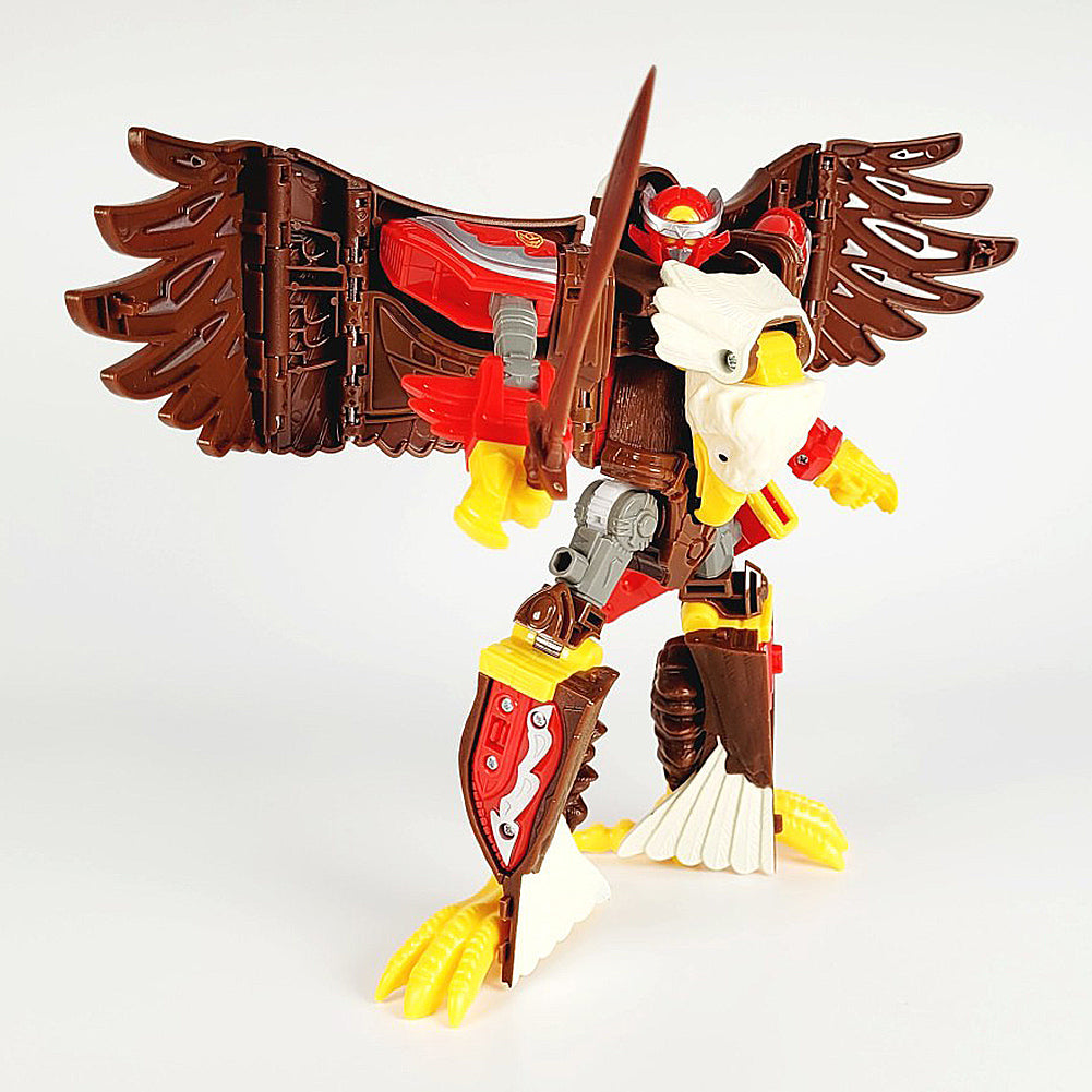 With Molly Hello Carbot Eagle Hider Eagle turns into a robot 11(W)x13.4(H)x3.5(D)inch