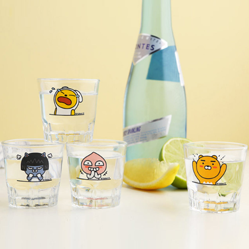 With Molly SOJU GLASS Apeah Neo MUZI Ryan 4P SET to add flavor to wine Joy, anger, sorrow, soju glasses 0.7oz 2inch