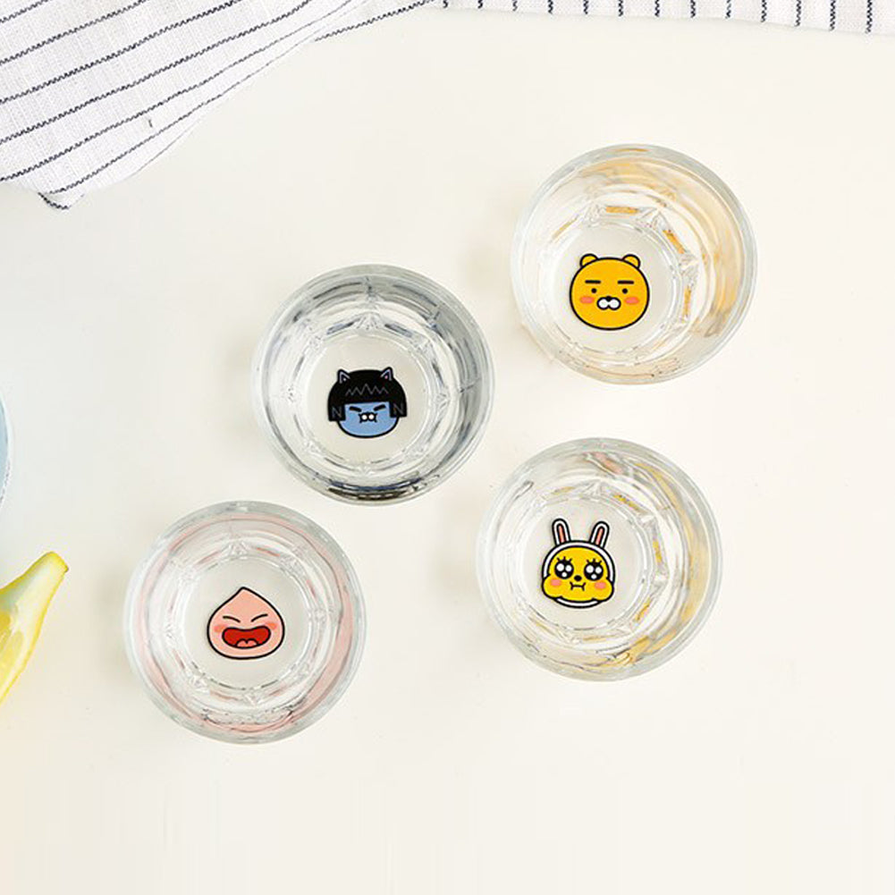 With Molly SOJU GLASS Apeah Neo MUZI Ryan 4P SET to add flavor to wine Joy, anger, sorrow, soju glasses 0.7oz 2inch