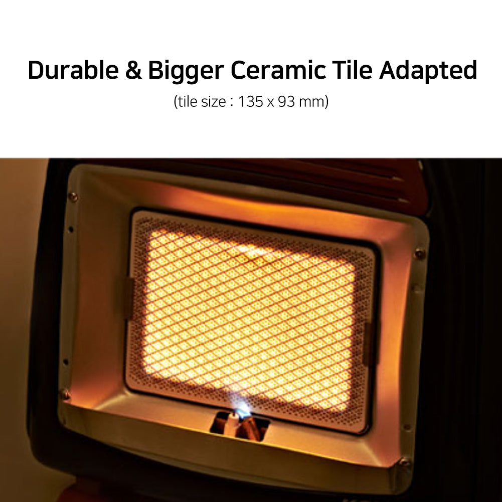KOVEA Little Sun Gas Heater CAMPING Outdoor 1.7 KW Ceramic Plat Korea 11 x7.5 x 13.8"