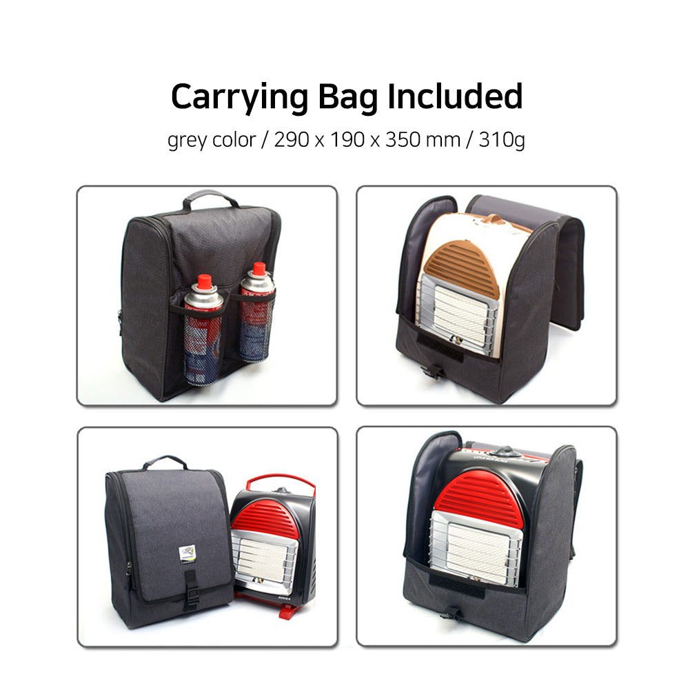 KOVEA Little Sun Gas Heater CAMPING Outdoor 1.7 KW Ceramic Plat Korea 11 x7.5 x 13.8"