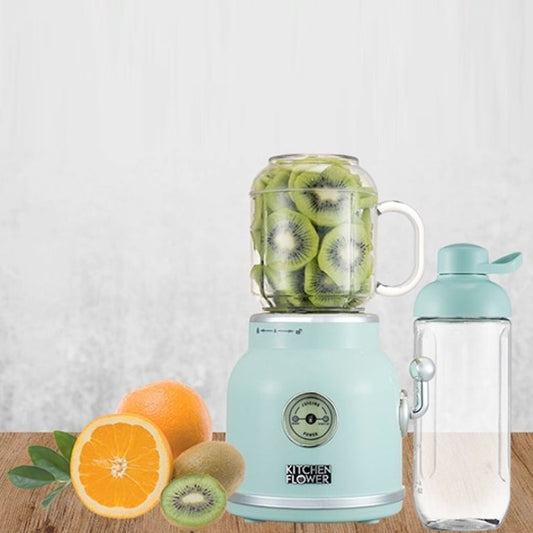 Retro Mini Blender Tritan BPA Free Jar Simply blend in the Tritan tumbler 220v Mint
