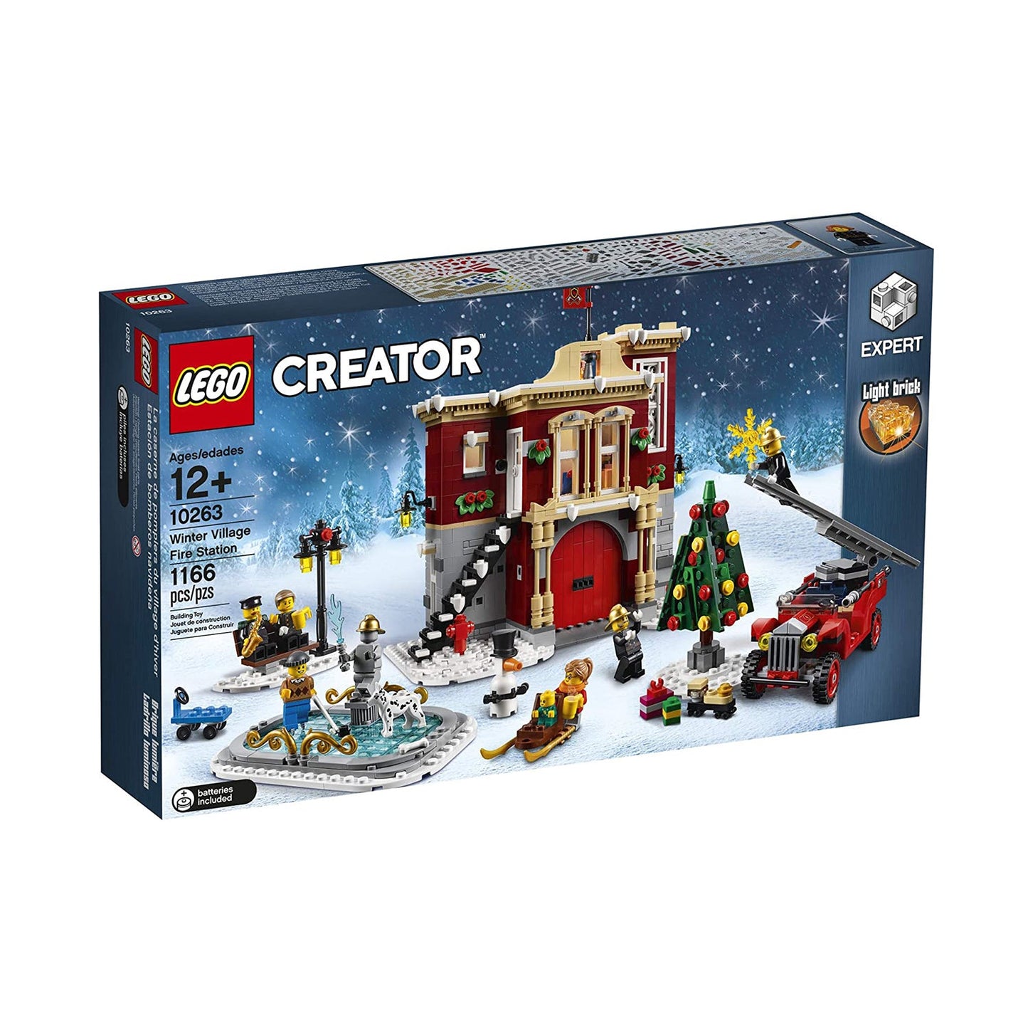 LEGO Creator Expert Winter Village Fire Station 10263 Building Kit (1166 Pieces)