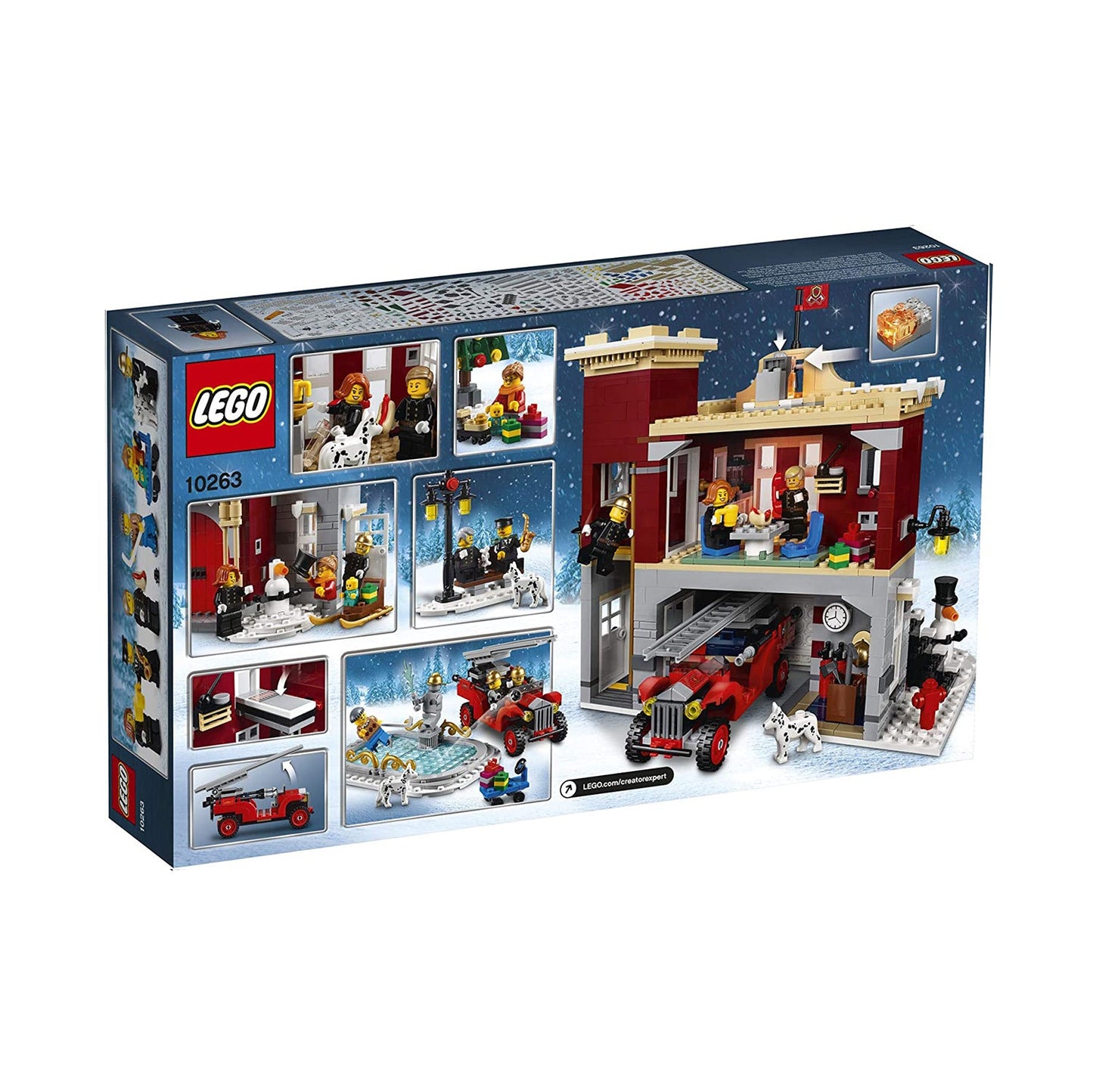 LEGO Creator Expert Winter Village Fire Station 10263 Building Kit (1166 Pieces)