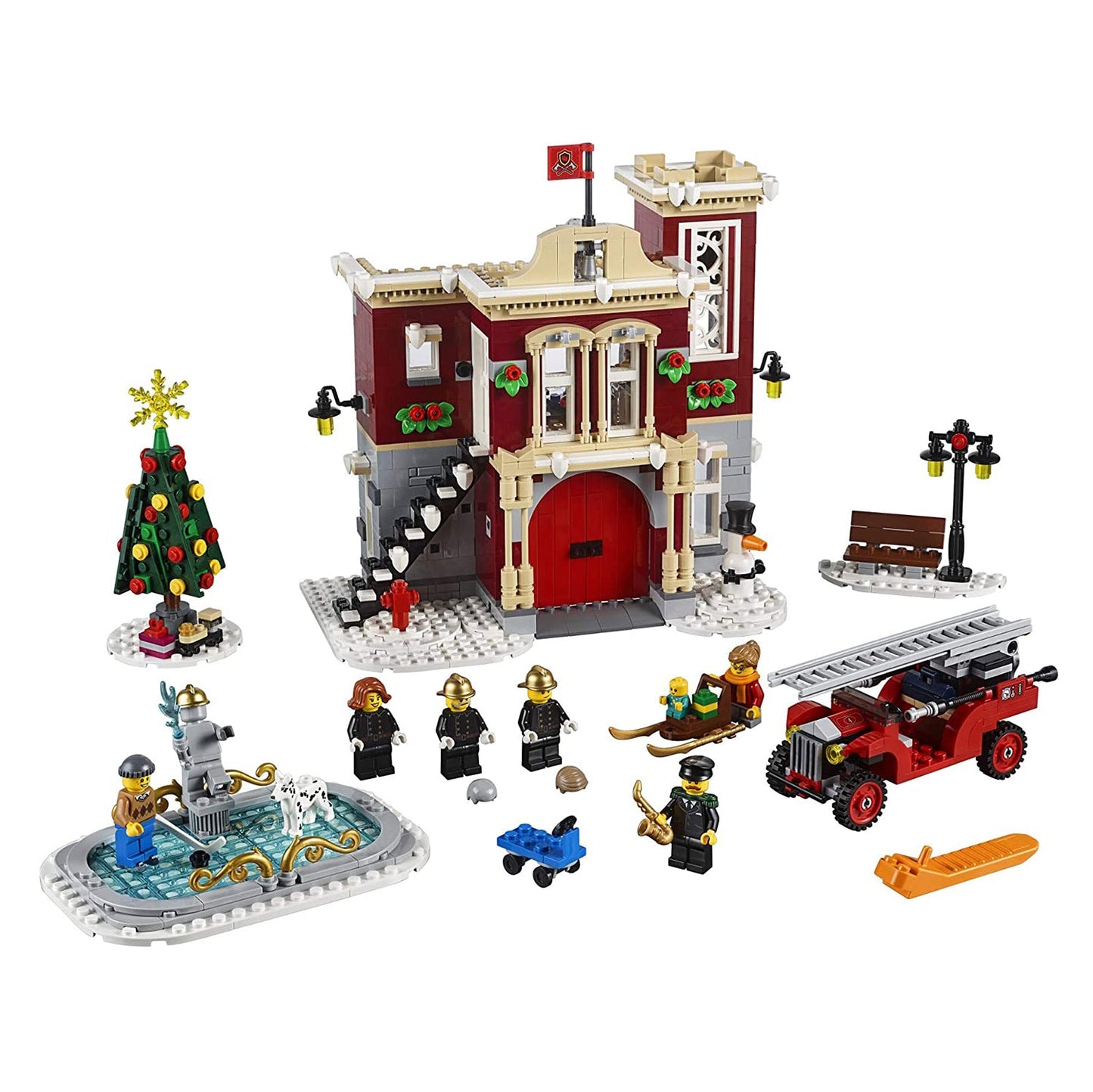 LEGO Creator Expert Winter Village Fire Station 10263 Building Kit (1166 Pieces)