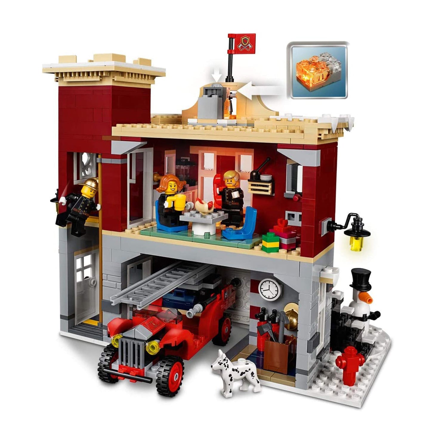 LEGO Creator Expert Winter Village Fire Station 10263 Building Kit (1166 Pieces)