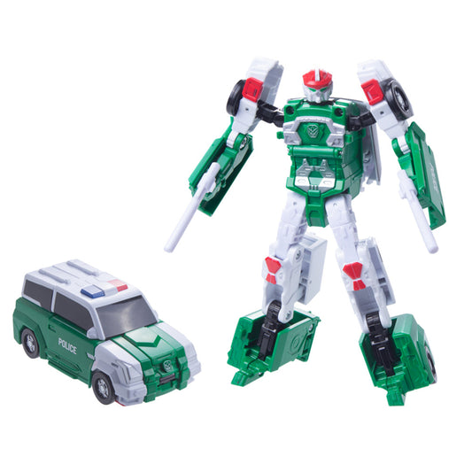 With Molly Hello Carbot Purdy Boom SUV police car mode and a robot mode 6.9(W)x3(D)x8.3(H)inch
