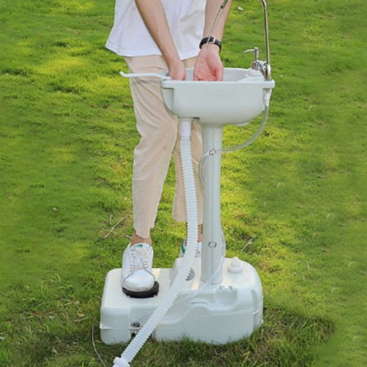 Durable and lightweight plastic portable camping water fountain outdoor 8.2 lbs 19.7(W) x 14(D) x 33(H) inches